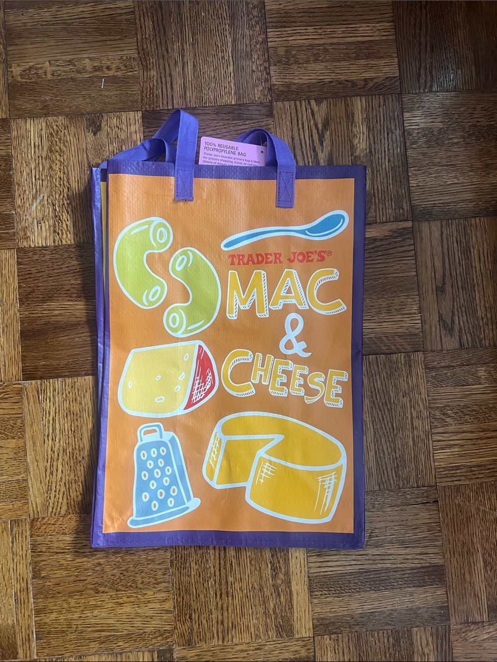 Trader Joe's Mac & Cheese/PB AND J Reusable Tote